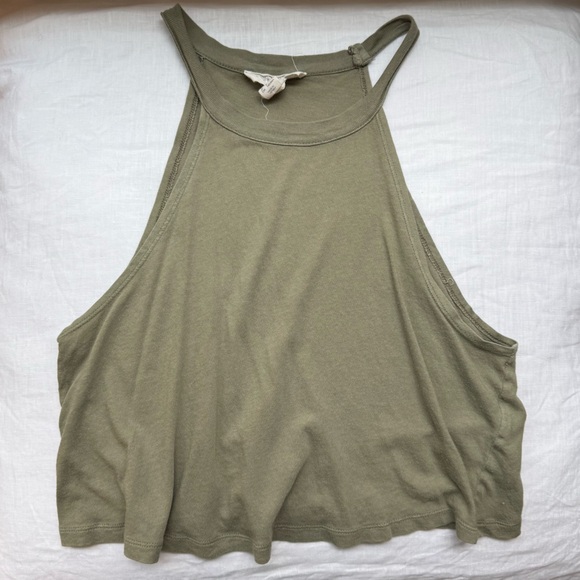 Tops - Olive Green Tank Top